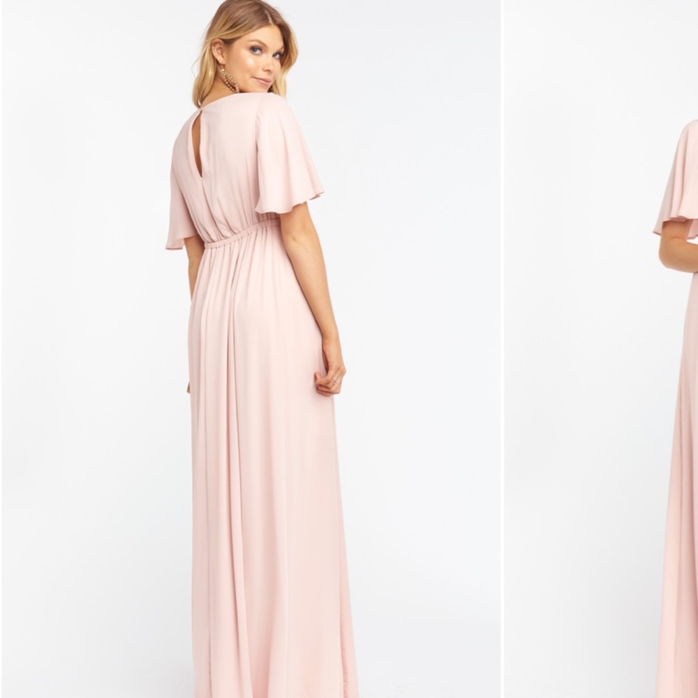 Show Me Your Mumu Emily Maxi Dress Dusty Blush